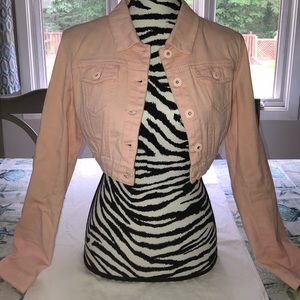 Peach Jean Jacket